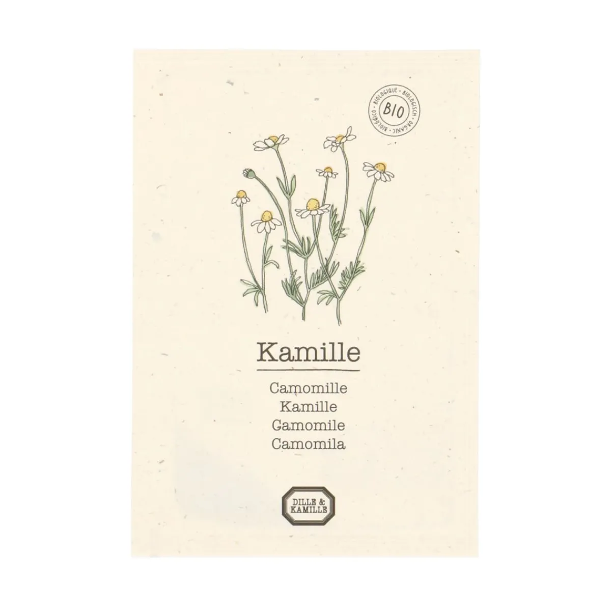 Zaaien*DILLE & KAMILLE Kruidenzaden, biologisch, kamille, 0.1 g, 0.1 g