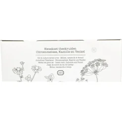 Zaaien*DILLE & KAMILLE Kweekset theekruiden, biologisch, set van 3 potjes