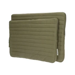 Laptop Hoezen En Etuis*DILLE & KAMILLE Laptophoes, katoen, mosgroen, 13 inch