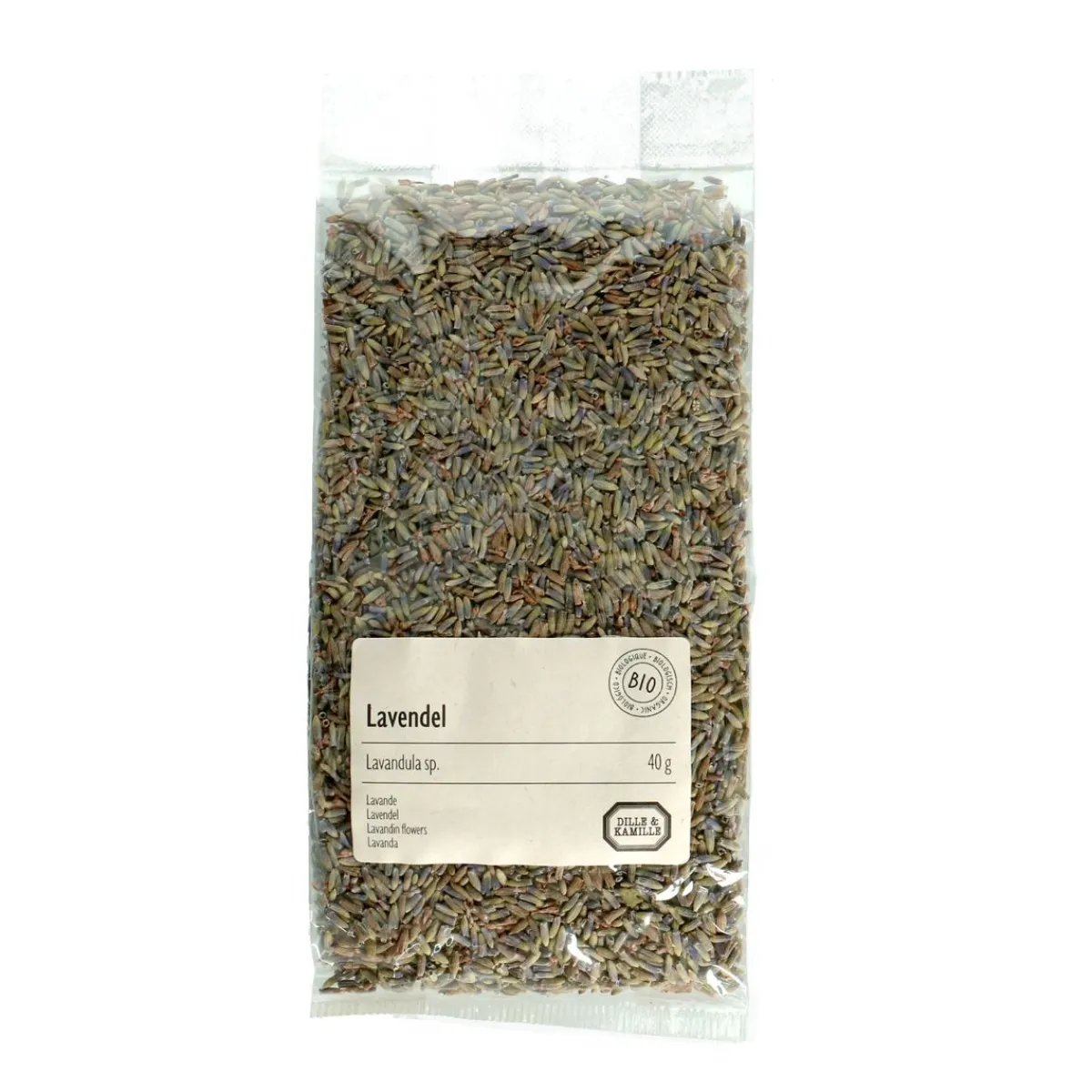Thee*DILLE & KAMILLE Lavendel , biologisch, 40 g