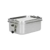 Brooddoos*DILLE & KAMILLE Lunchbox met siliconen ring, RVS, 550 ml