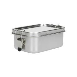 Brooddoos*DILLE & KAMILLE Lunchbox met siliconen ring, RVS, 550 ml