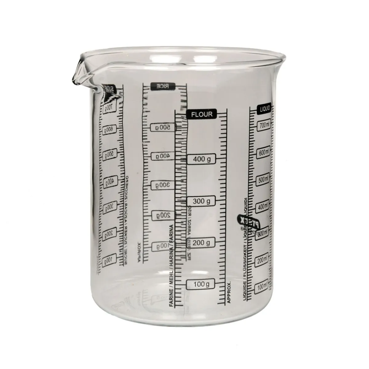 Maatbekers & Maatlepels|Bakartikelen*DILLE & KAMILLE Maatbeker, glas, 750ml