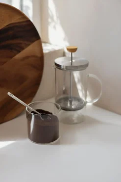 Maatbekers & Maatlepels|Koffiefilters*DILLE & KAMILLE Maatlepel voor gemalen koffie, roestvrij staal