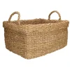 Herfst Decoratie|Rieten Manden*DILLE & KAMILLE Mand, zeegras, rechthoekig, groot