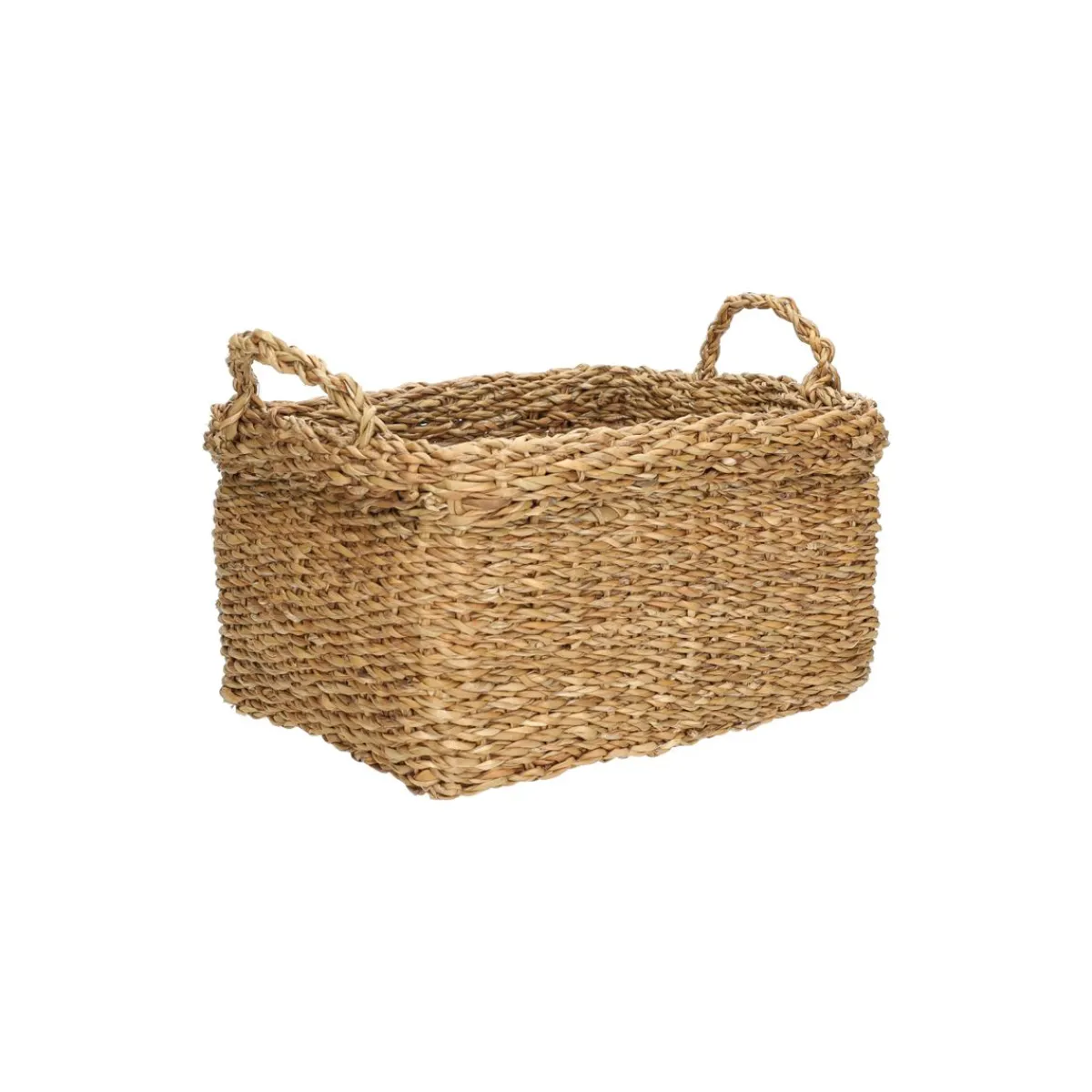 Herfst Decoratie|Rieten Manden*DILLE & KAMILLE Mand, zeegras, rechthoekig, klein