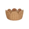 Rieten Manden*DILLE & KAMILLE Mandje geschulpt, rattan, 25 cm