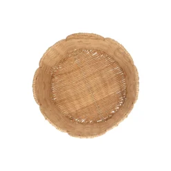 Rieten Manden*DILLE & KAMILLE Mandje geschulpt, rattan, 25 cm