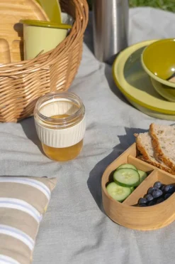 Glazen|Bekers En Mokken*DILLE & KAMILLE Meeneembeker, hittebestendig glas, 340 ml