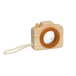 Speelgoed Voor 3 Jaar|Houten Speelgoed*DILLE & KAMILLE Mini camera, rubberhout, 3+