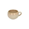 Koffiekopjes|Theekopjes*DILLE & KAMILLE Mok rond reactief glazuur, steengoed, zand, Ø 9 cm