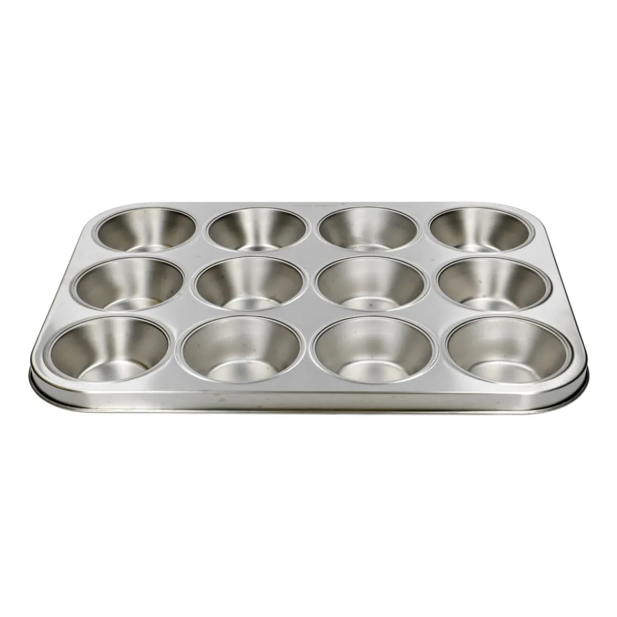 Bakvormen*DILLE & KAMILLE Muffinvorm, gerecycled rvs, PFAS-vrij, 12 stuks