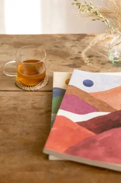 Schriftjes & Notitieboeken|Knutselspullen*DILLE & KAMILLE Notitieboek, woestijnlandschap, A4