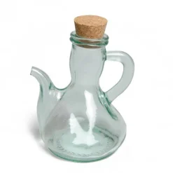 Kannen|Italiaans Koken*DILLE & KAMILLE Olie- of azijnkannetje, groen gerecycled glas , 250 ml