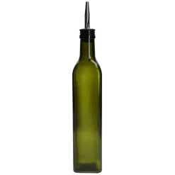 Pannen Vol Smaak|Flessen*DILLE & KAMILLE Olie/azijnfles, groen glas, 500 ml