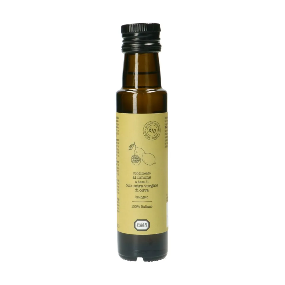 Olijfolie|Italiaans Koken*DILLE & KAMILLE Olijfolie extra vierge, met citroen, biologisch, 100 ml