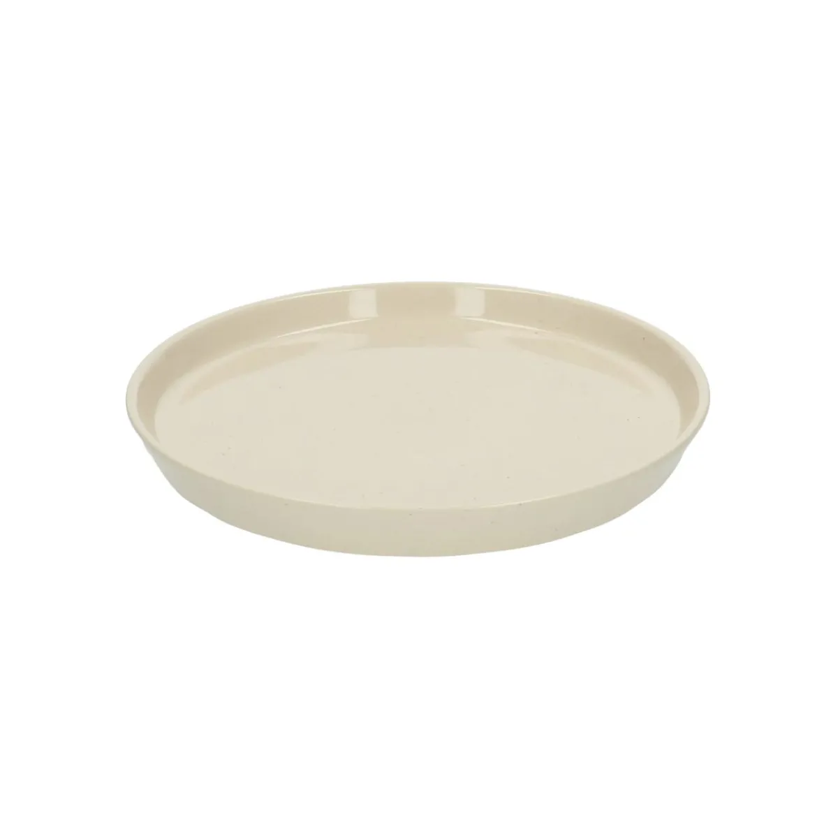 Serviessets|Borden*DILLE & KAMILLE Ontbijtbord, steengoed, beige, spikkel, Ø 20,5 cm