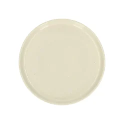 Serviessets|Borden*DILLE & KAMILLE Ontbijtbord, steengoed, beige, spikkel, Ø 20,5 cm