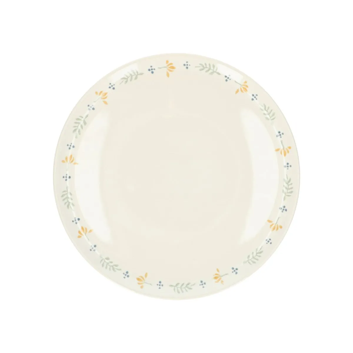 Goed Gevulde Hapjesplank|Borden*DILLE & KAMILLE Ontbijtbord, steengoed, strooitakje, Ø23 cm