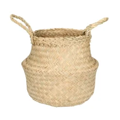 Rieten Manden*DILLE & KAMILLE Oogstmand, zeegras, Ø 17 cm