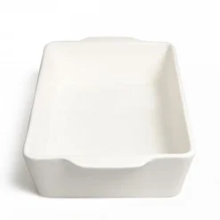 Ovenschalen*DILLE & KAMILLE Ovenschaal wit, porselein, 33 cm
