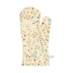 Ovenwanten*DILLE & KAMILLE Ovenwant, GOTS bio-katoen, veldbloemen
