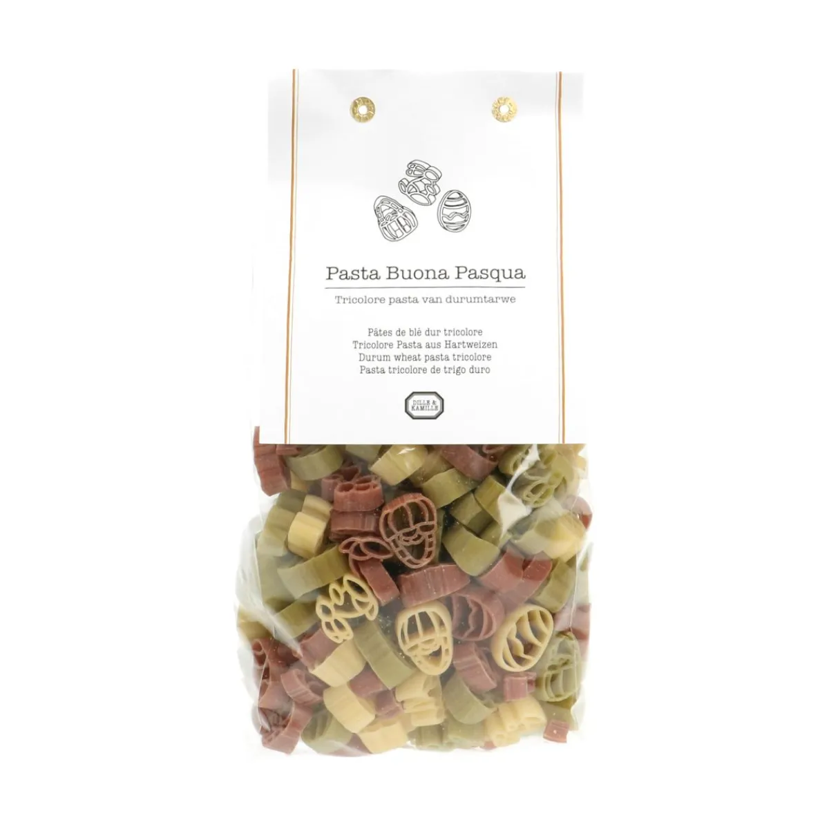 Pasta*DILLE & KAMILLE Paaspasta, 'Buona Pasqua', 500 gram