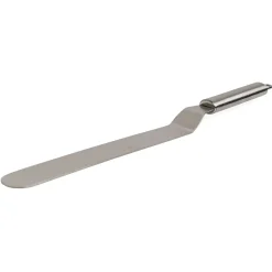 Keuken- & Schilmessen|Bakartikelen*DILLE & KAMILLE Palet-/ glaceermes, gebogen, roestvrijstaal 37 cm