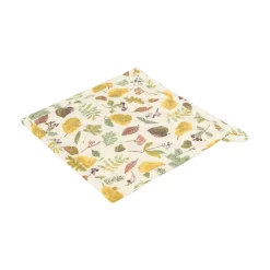 Bakken Met Peren|Pannenlappen*DILLE & KAMILLE Pannenlap, GOTS bio-katoen, perenoogst, 20 x 20 cm