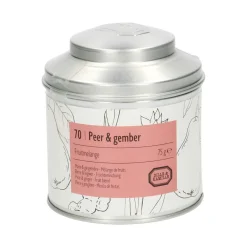 Thee*DILLE & KAMILLE Peer & gember, fruitmelange, blik, 75 gram