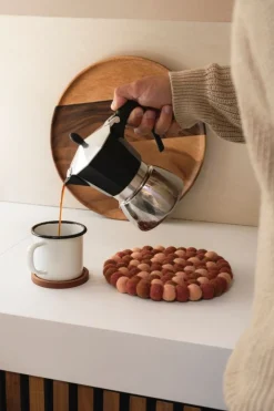 Bakken Met Peren|Koffie*DILLE & KAMILLE Percolator, 3 kops, aluminium, rvs