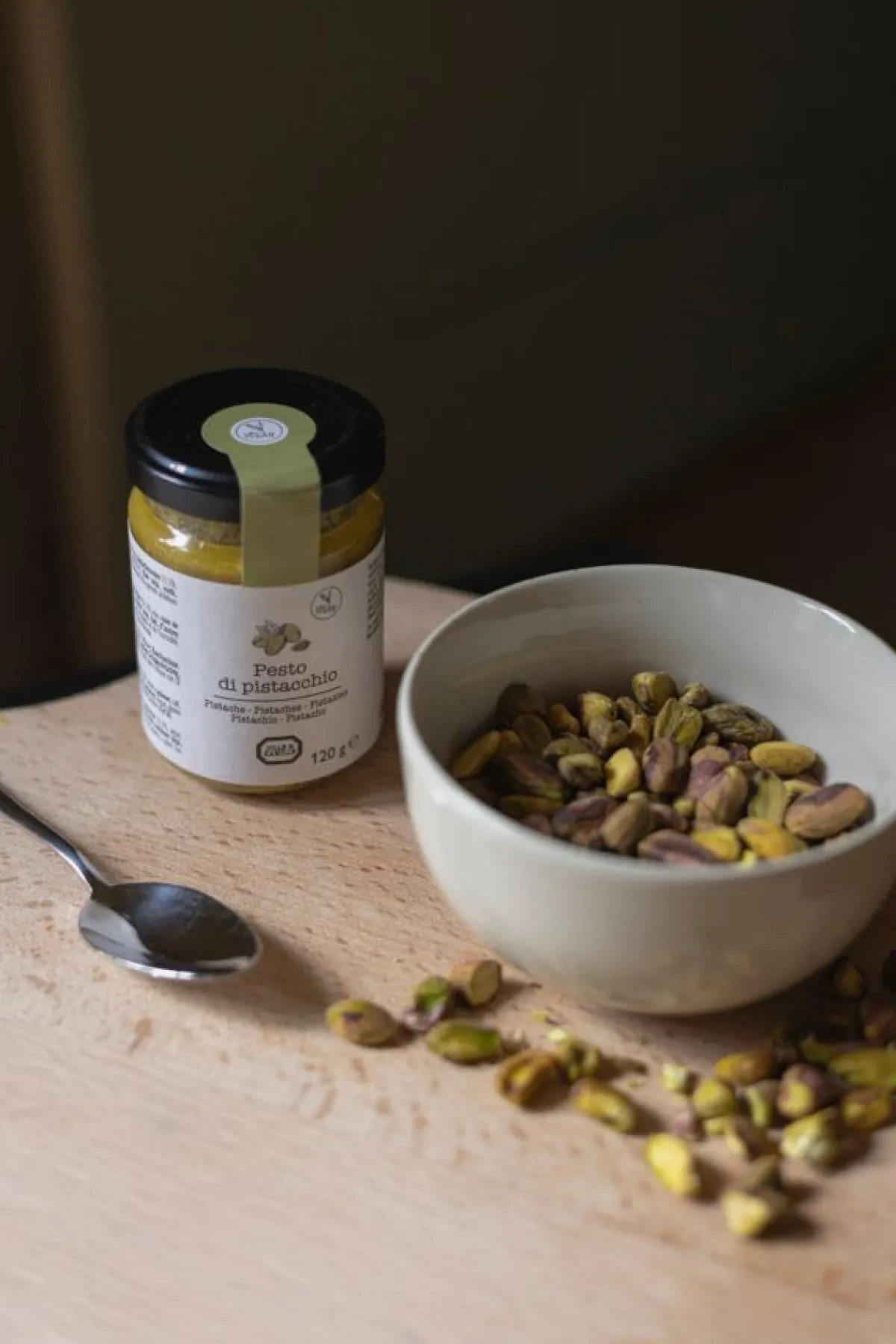 Pesto*DILLE & KAMILLE Pesto di pistacchio, vegan, lactose- en glutenvrij, 120 gram