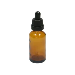 Badkameraccessoires|Flessen*DILLE & KAMILLE Pipetflesje, bruin glas, 30 ml