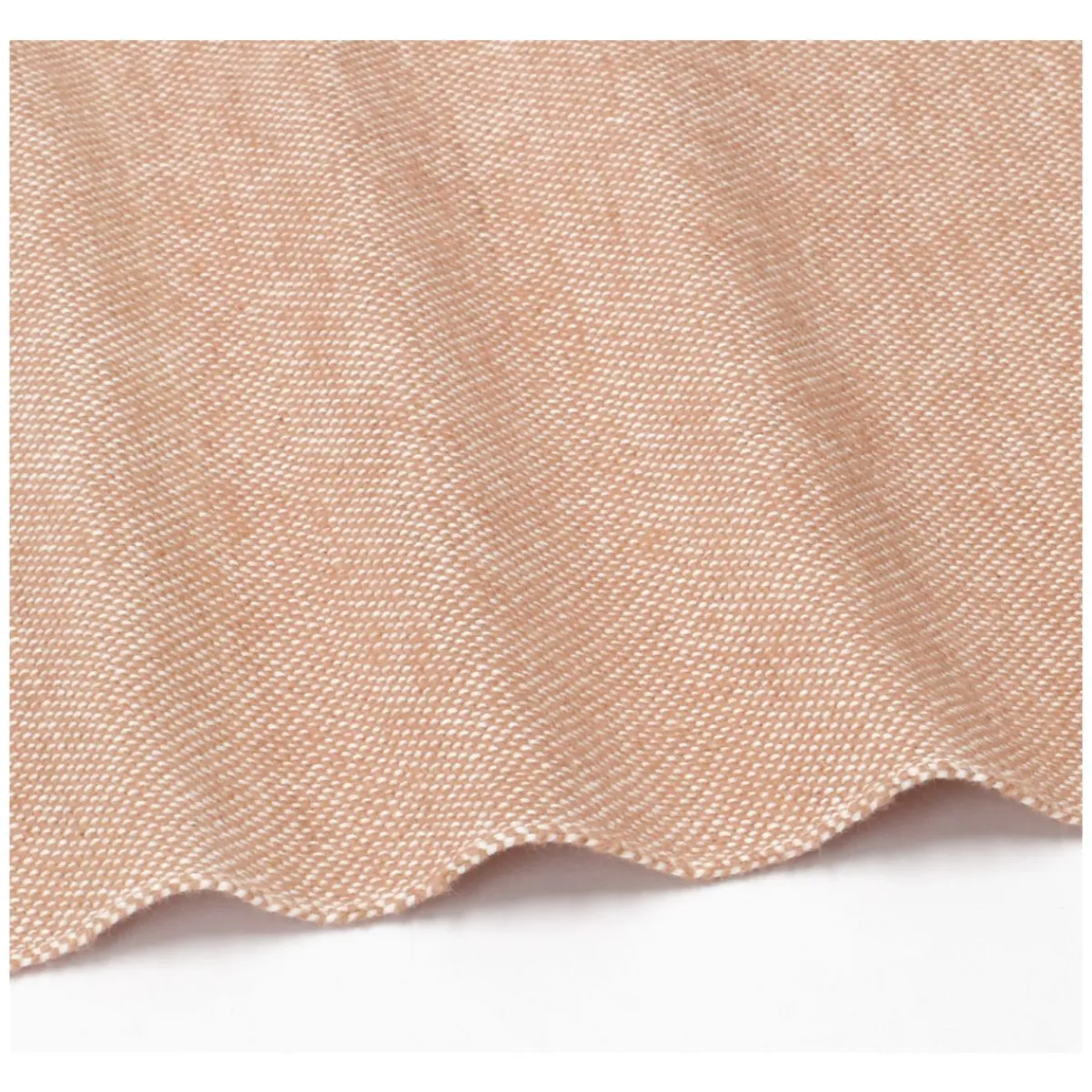 Placemats*DILLE & KAMILLE Placemat franjes, GOTS bio-katoen, sienna, 35 x 50 cm