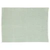 Placemats*DILLE & KAMILLE Placemat franjes, GOTS bio-katoen, groengrijs, 35 x 50 cm