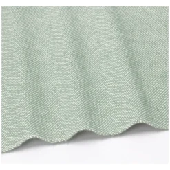 Placemats*DILLE & KAMILLE Placemat franjes, GOTS bio-katoen, groengrijs, 35 x 50 cm