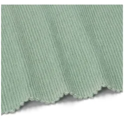 Placemats*DILLE & KAMILLE Placemat geribbeld, GOTS bio-katoen, groengrijs, 35 x 50 cm