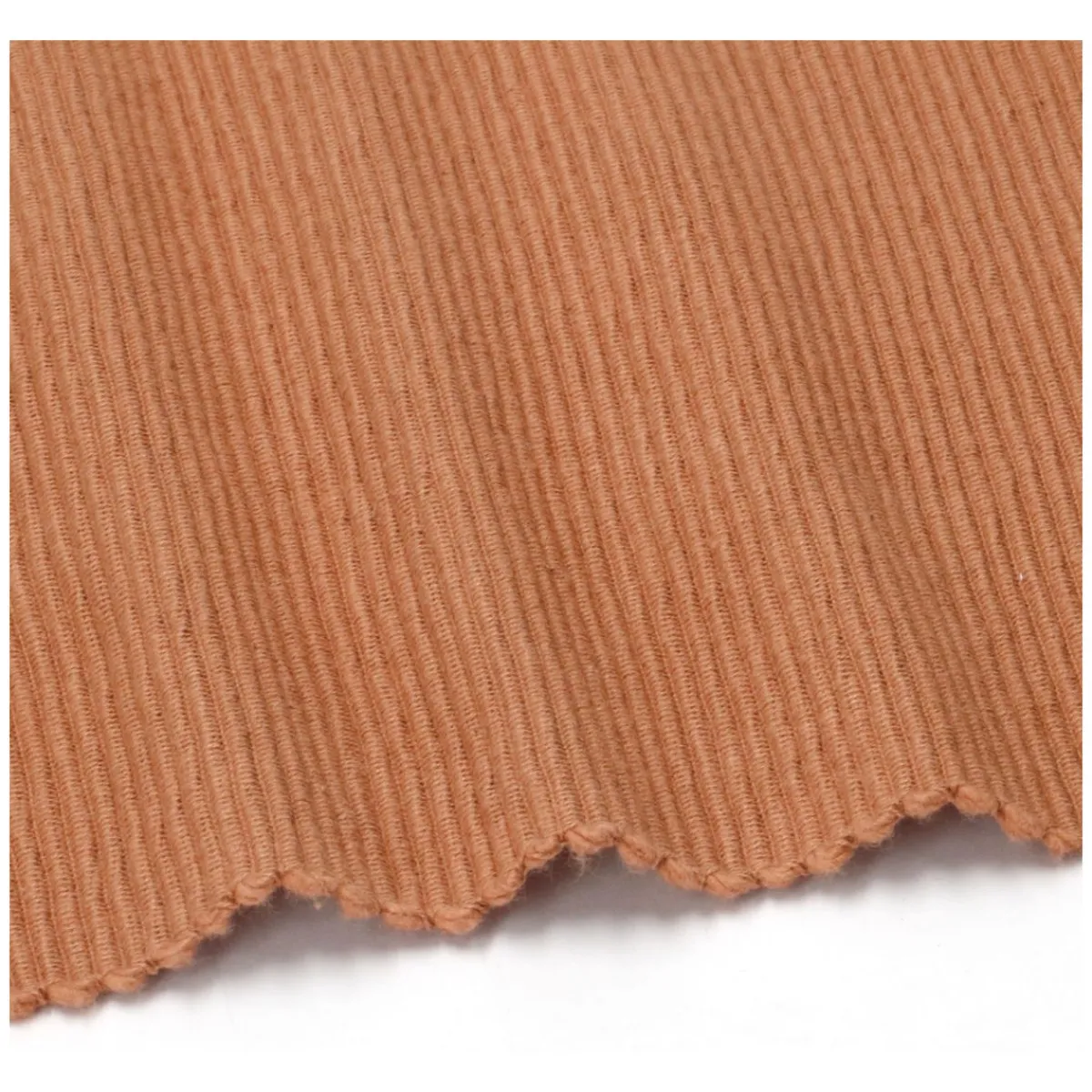 Placemats*DILLE & KAMILLE Placemat geribbeld, GOTS bio-katoen, bruin, 35 x 50 cm