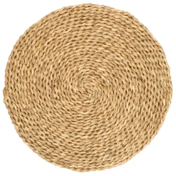 Placemats*DILLE & KAMILLE Placemat rond, zeegras, Ø 38 cm