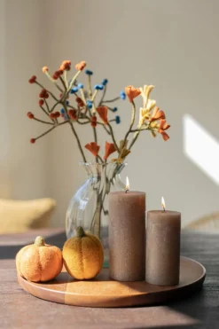 Warm Wonen|Herfst Decoratie*DILLE & KAMILLE Pompoen, vilt, geel, ca. 10 cm