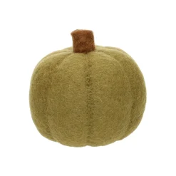 Warm Wonen|Herfst Decoratie*DILLE & KAMILLE Pompoen, vilt, groen, ca. 12 cm