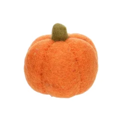 Warm Wonen|Herfst Decoratie*DILLE & KAMILLE Pompoen, vilt, oranje, ca. 8 cm