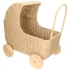 Kinderkamer|Speelgoed Voor 2 Jaar*DILLE & KAMILLE Poppenwagen, papercord, metaal, rubberhout