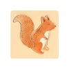 Puzzels|Speelgoed Voor 2 Jaar*DILLE & KAMILLE Puzzel eekhoorn, hout, drie stukjes