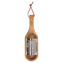 Bakken Met Peren|Italiaans Koken*DILLE & KAMILLE Rasp met opvangbak, metaal en hout, 24 ,5 cm