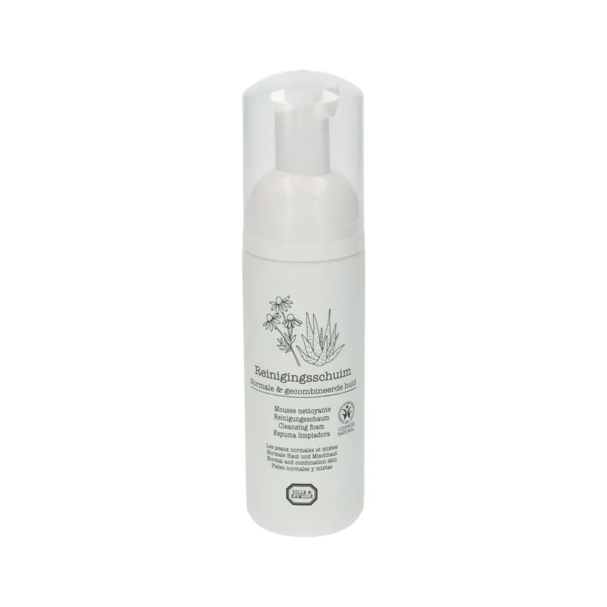 Gezichtsverzorging*DILLE & KAMILLE Reinigingsschuim voor het gezicht, normale/gecombineerde huid, 150 ml