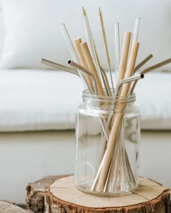 Glazen|Overige Keukenaccessoires*DILLE & KAMILLE Rietje, bamboe, 20 cm
