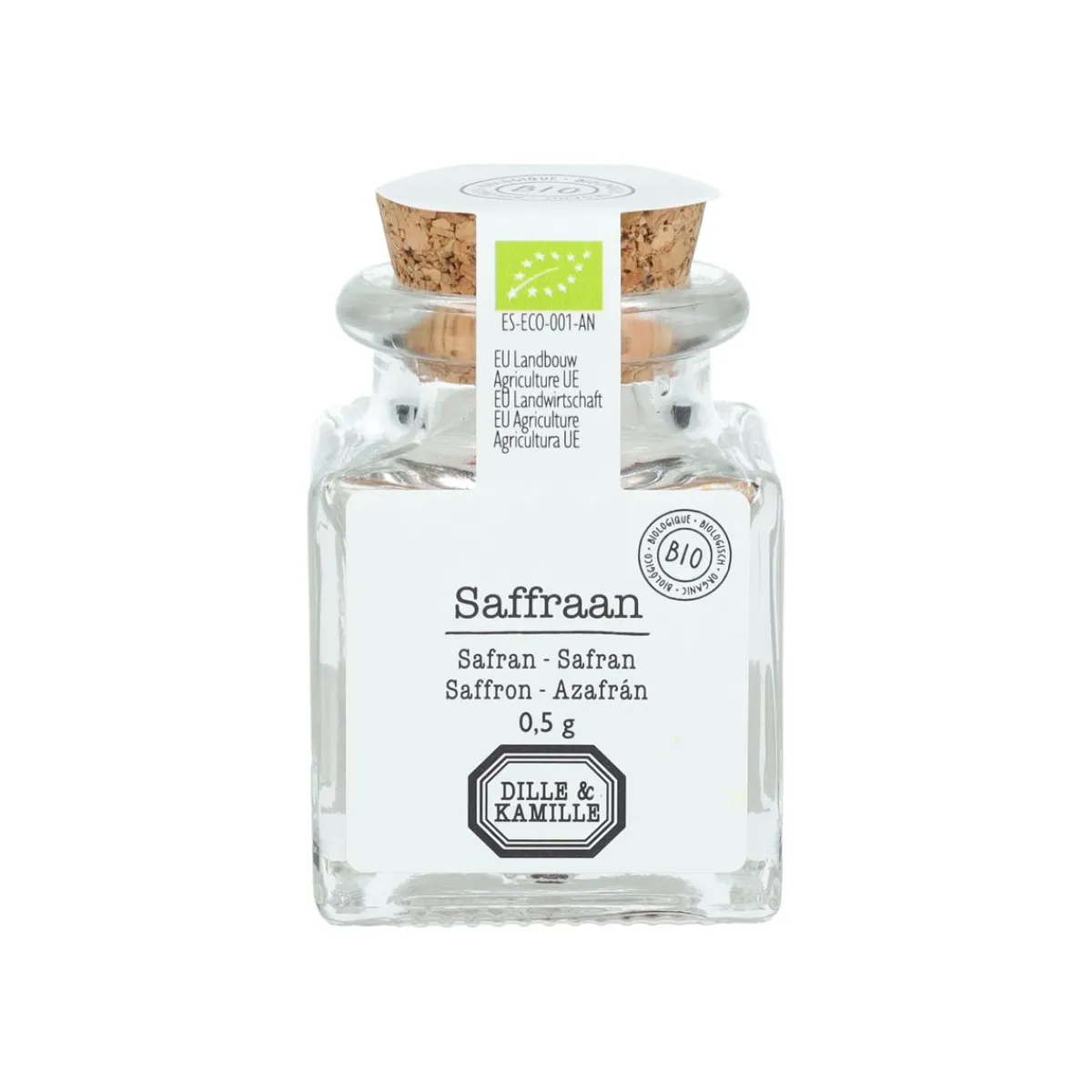 Specerijen|Spaanse Keuken*DILLE & KAMILLE Saffraan, potje, biologisch, 0,5 gram