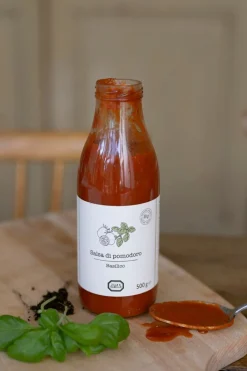 Sauzen*DILLE & KAMILLE Salsa di pomodoro, basilico, 500 g, biologisch