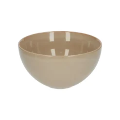 Schalen|Soepkommen*DILLE & KAMILLE Schaal reactief glazuur, steengoed, zand, Ø 18 cm